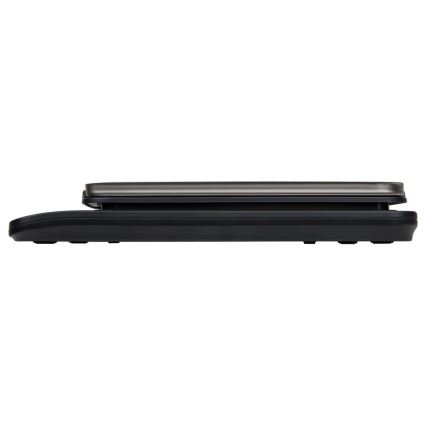 Sencor - Balance de cuisine électronique avec planche à découper en bambou 2xAAA noire