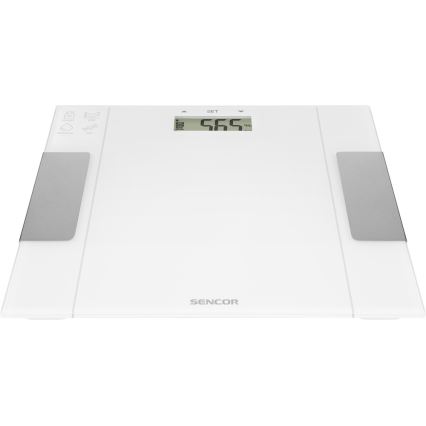 Sencor - Balance fitness intelligente 1xCR2032 blanche