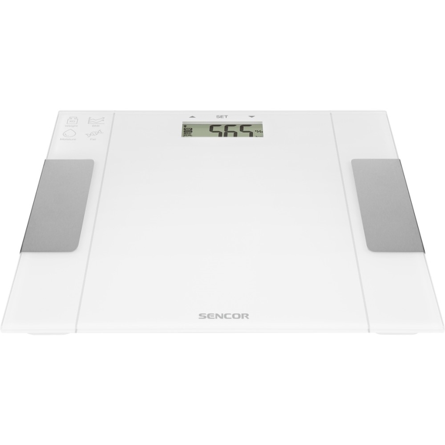 Sencor - Balance fitness intelligente 1xCR2032 blanche