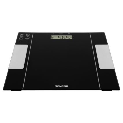 Sencor - Balance fitness intelligente 1xCR2032 noire