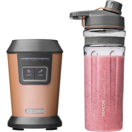 Sencor - Blender pour smoothies avec accessoires 800 W/230 V cuivré