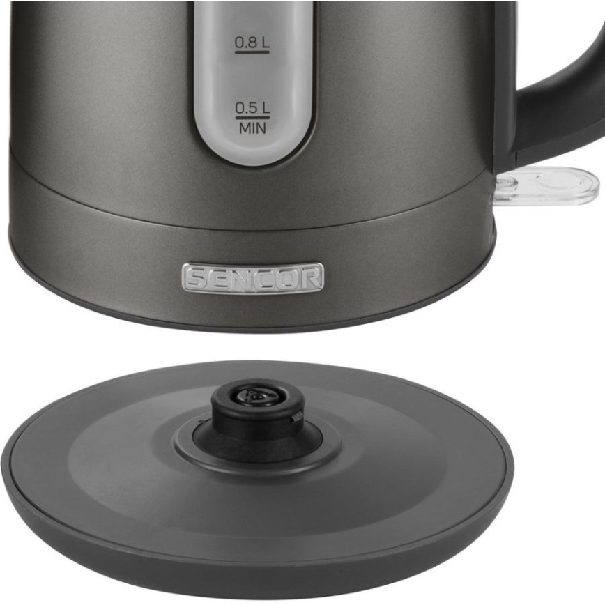 Sencor - Bouilloire 1,2 l 2150W/230V anthracite