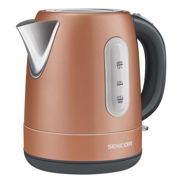 Sencor - Bouilloire 1,2 l 2150W/230V cuivrée