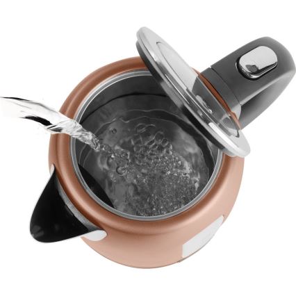 Sencor - Bouilloire 1,2 l 2150W/230V cuivrée