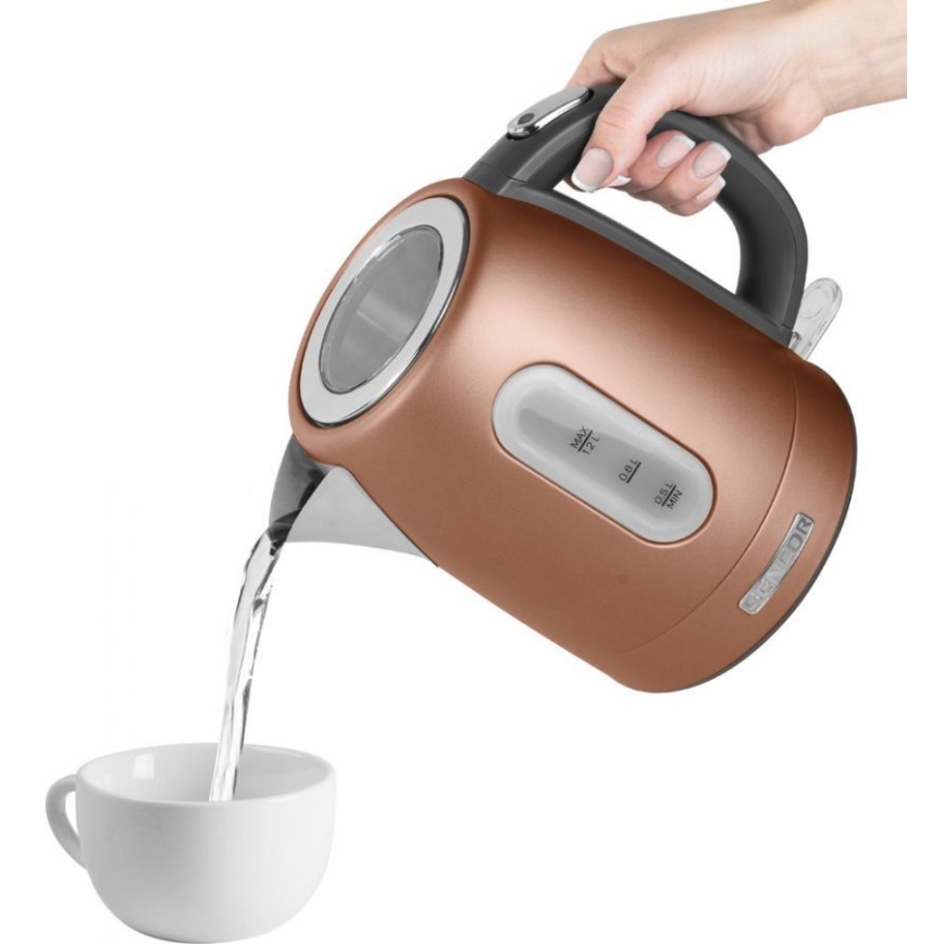 Sencor - Bouilloire 1,2 l 2150W/230V cuivrée
