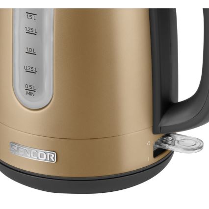 Sencor - Bouilloire 1,7 l 2150W/230V dorée