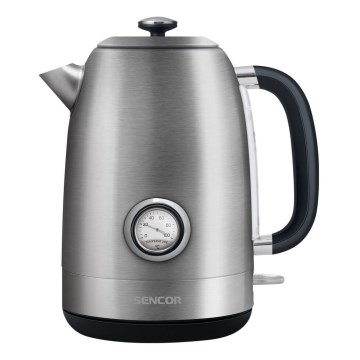 Sencor - Bouilloire 1,7 l 2200W/230V acier inoxydable