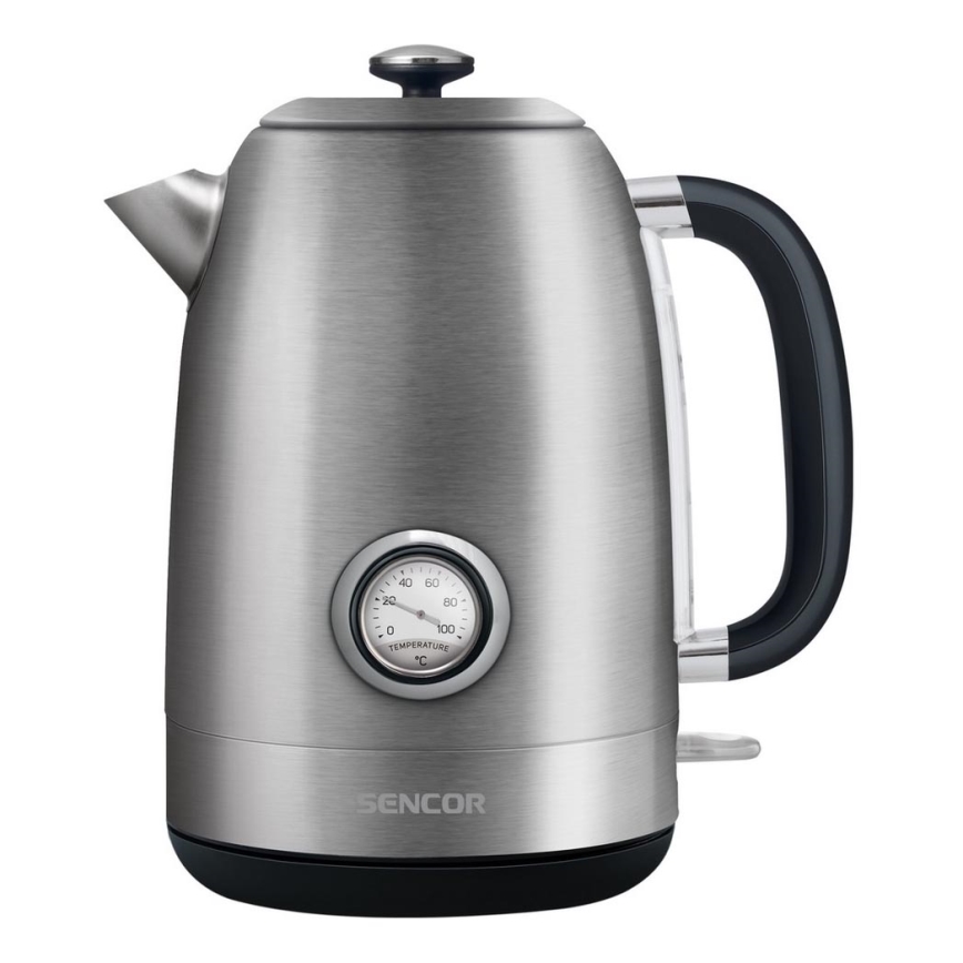 Sencor - Bouilloire 1,7 l 2200W/230V acier inoxydable