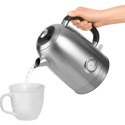 Sencor - Bouilloire 1,7 l 2200W/230V acier inoxydable