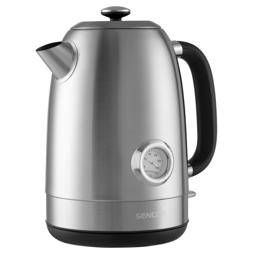 Sencor - Bouilloire 1,7 l 2200W/230V acier inoxydable