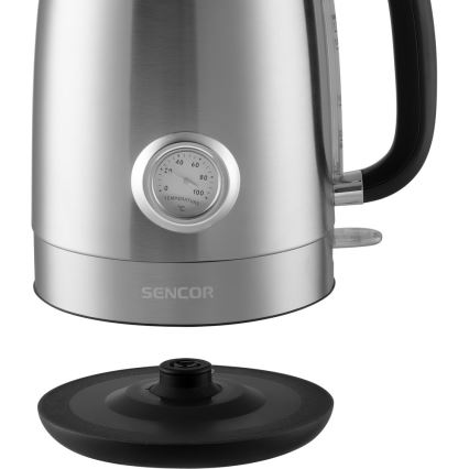 Sencor - Bouilloire 1,7 l 2200W/230V acier inoxydable