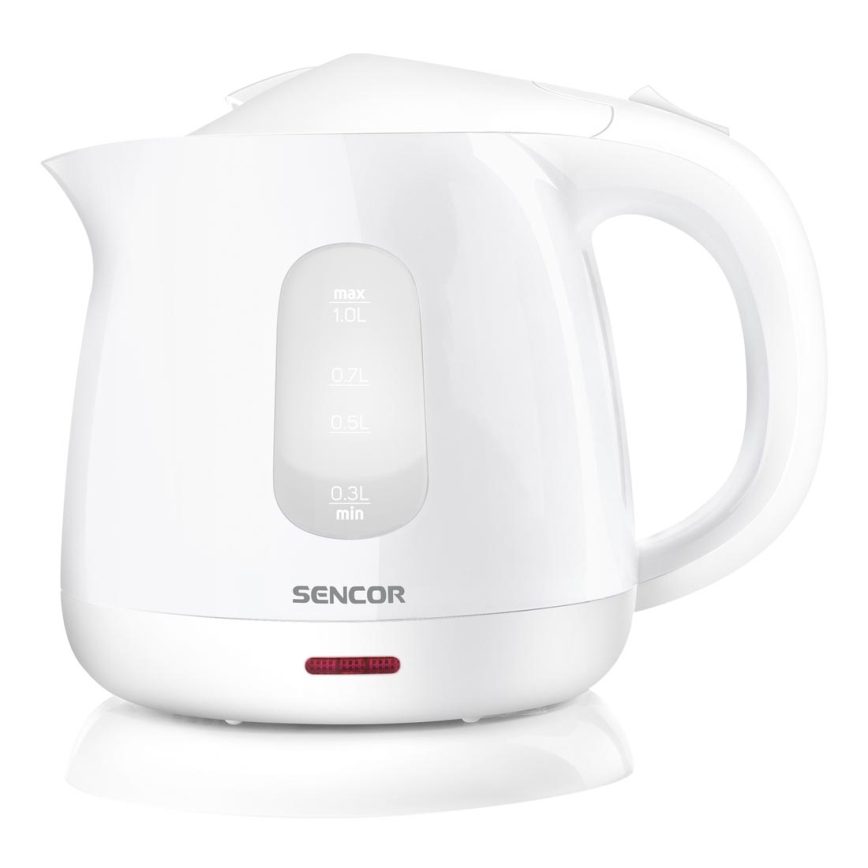 Sencor - Bouilloire 1 l 1100W/230V blanche