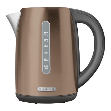Sencor - Bouilloire à thermorégulation 1,7 l 2150W/230V marron