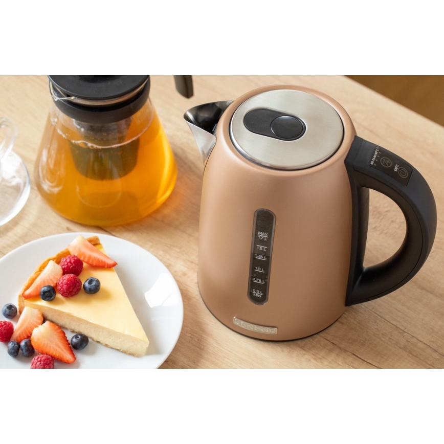 Sencor - Bouilloire à thermorégulation 1,7 l 2150W/230V marron