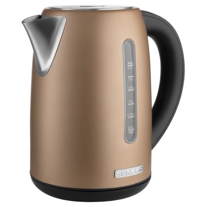 Sencor - Bouilloire à thermorégulation 1,7 l 2150W/230V marron