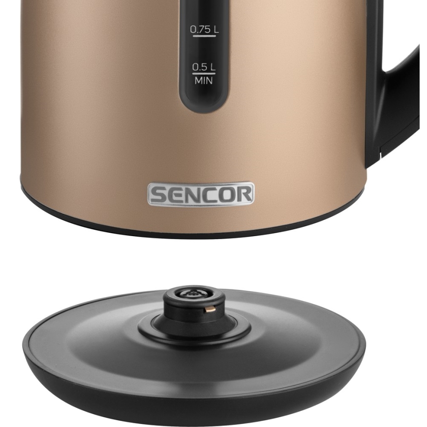 Sencor - Bouilloire à thermorégulation 1,7 l 2150W/230V marron