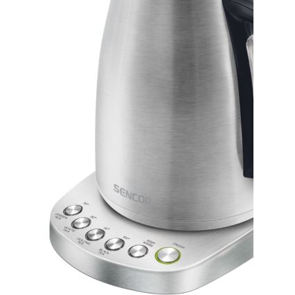 Sencor - Bouilloire à thermorégulation 1,7 l 2200W/230V acier inoxydable