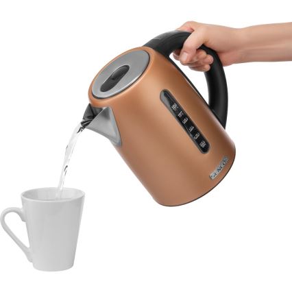 Sencor - Bouilloire électrique à chauffe rapide avec régulation de la température 1,7 l 2150W/230V cuivrée