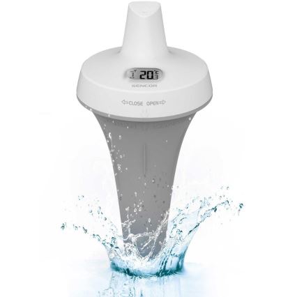 Sencor - Capteur flottant sans fil pour piscine 2xAA IPX7