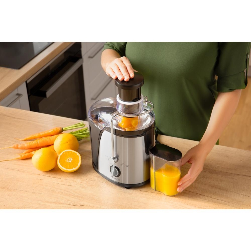 Sencor - Centrifugeuse 400W/230V chrome mat/noir