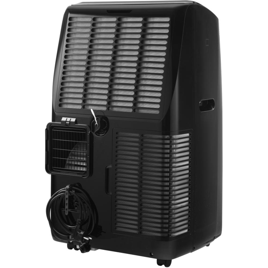 Sencor - Climatiseur mobile intelligent 4 en 1 avec accessoires complets 900W/230V 9000 BTU Wi-Fi noir + télécommande