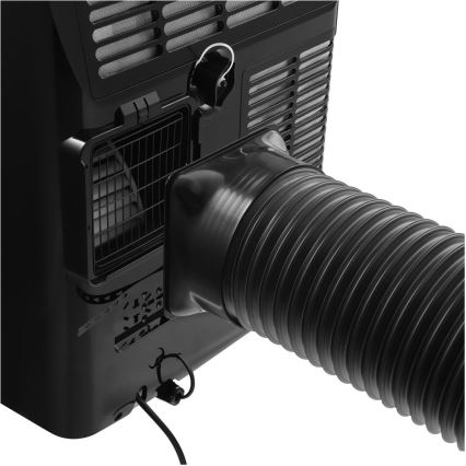 Sencor - Climatiseur mobile intelligent 4 en 1 avec accessoires complets 900W/230V 9000 BTU Wi-Fi noir + télécommande