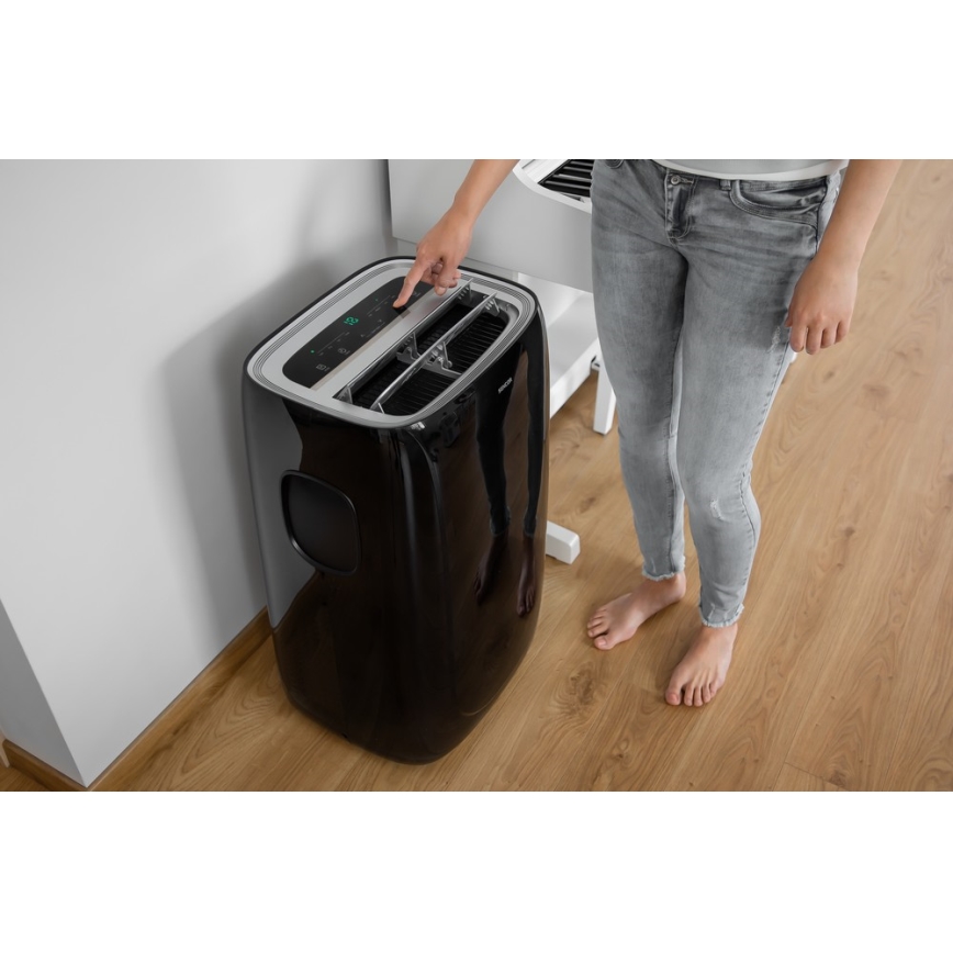 Sencor - Climatisation mobile avec écran LED 3en1 1000W/230V 9000 BTU noire + télécommande