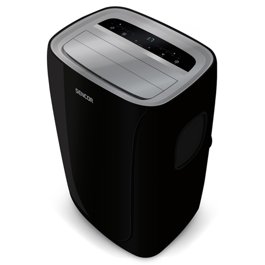 Sencor - Climatisation mobile avec écran LED 3en1 1000W/230V 9000 BTU noire + télécommande