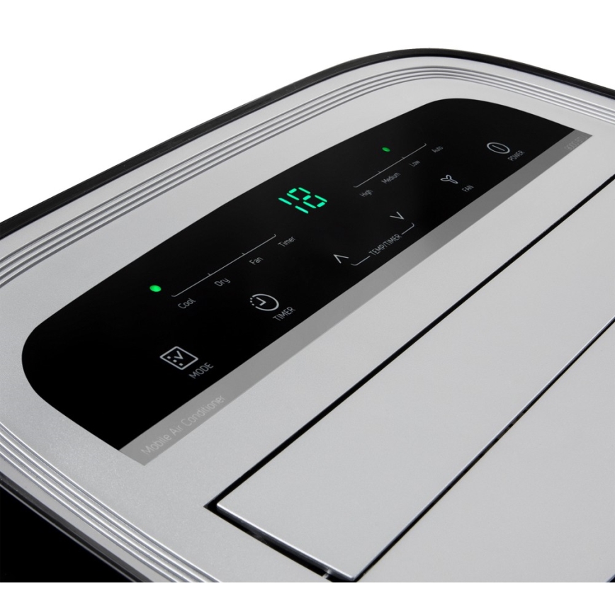 Sencor - Climatisation mobile avec écran LED 3en1 1000W/230V 9000 BTU noire + télécommande
