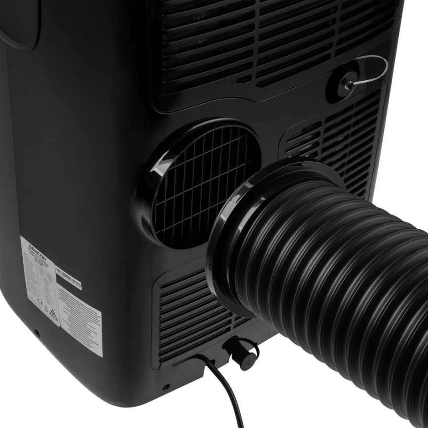 Sencor - Climatisation mobile avec écran LED 3en1 1000W/230V 9000 BTU noire + télécommande