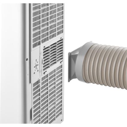 Sencor - Climatiseur mobile connecté 3 en 1 livré avec l'ensemble complet d'accessoires 815W/230V 8000 BTU Wi-Fi blanc + télécommande