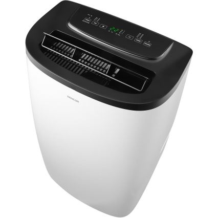 Sencor - Climatiseur mobile intelligent 4 en 1, livré avec kit d'accessoires complet, 1700 W / 230 V, 12 000 BTU, Wi-Fi, blanc + télécommande
