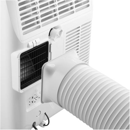 Sencor - Climatiseur mobile intelligent 5 en 1 livré avec tous les accessoires 733W/230V 9000 BTU Wi-Fi blanc + télécommande