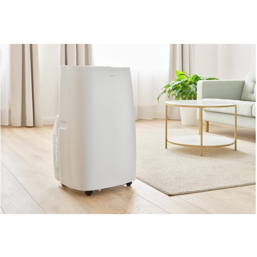 Sencor - Climatiseur portable connecté 3en1 avec accessoires complets 1700W/230V 16000 BTU Wi-Fi + Télécommande
