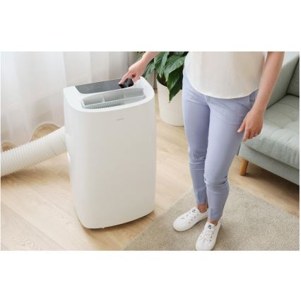 Sencor - Climatiseur portable connecté 3en1 avec accessoires complets 1700W/230V 16000 BTU Wi-Fi + Télécommande