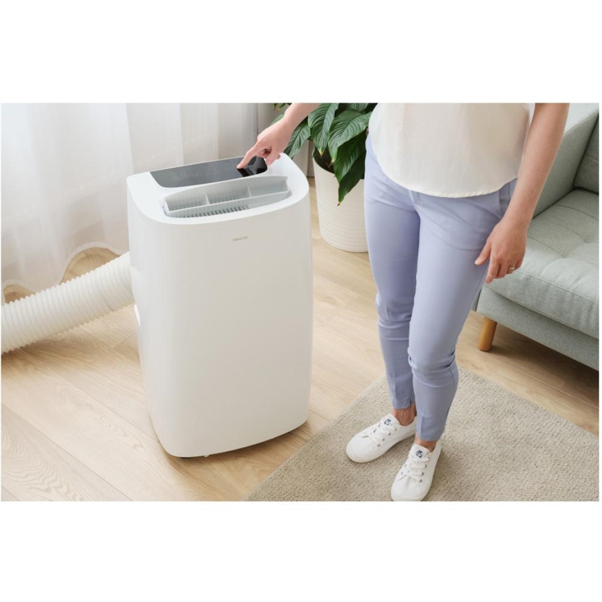 Sencor - Climatiseur portable connecté 3en1 avec accessoires complets 1700W/230V 16000 BTU Wi-Fi + Télécommande