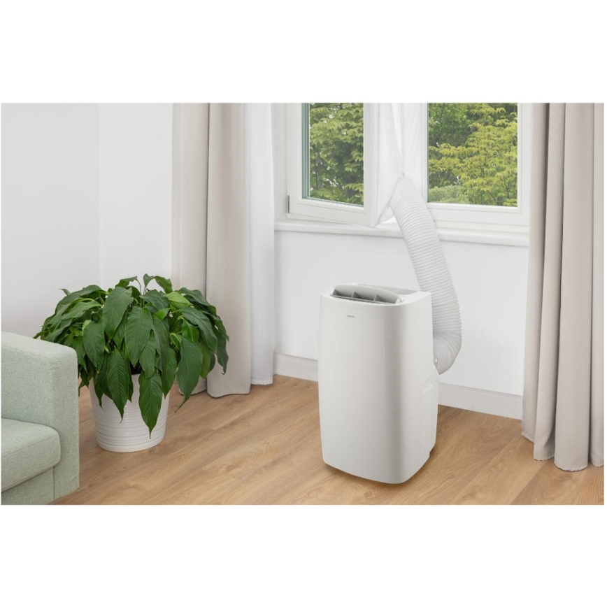 Sencor - Climatiseur portable connecté 3en1 avec accessoires complets 1700W/230V 16000 BTU Wi-Fi + Télécommande