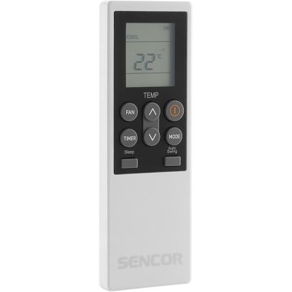 Sencor - Climatiseur portable connecté 3en1 avec accessoires complets 1700W/230V 16000 BTU Wi-Fi + Télécommande