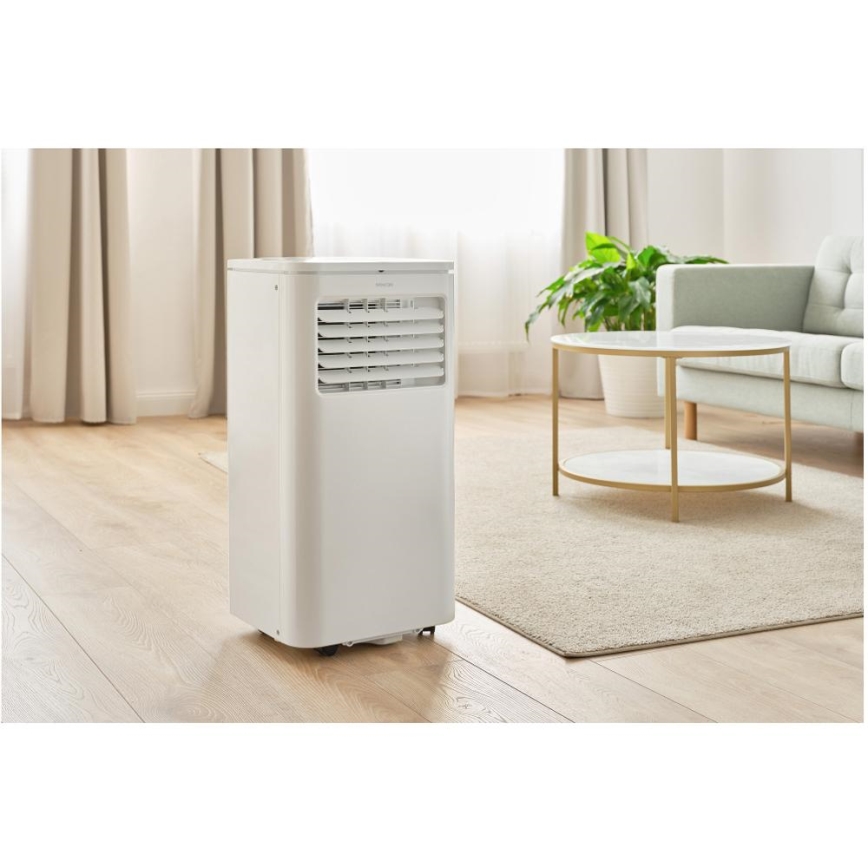 Sencor - Climatiseur portable connecté 3en1 avec accessoires complets 760W/230V 7000BTU Wi-Fi + Télécommande