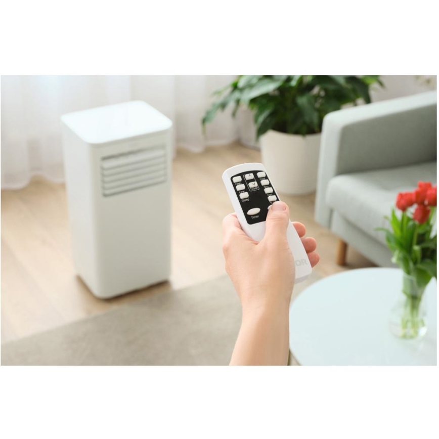 Sencor - Climatiseur portable connecté 3en1 avec accessoires complets 760W/230V 7000BTU Wi-Fi + Télécommande