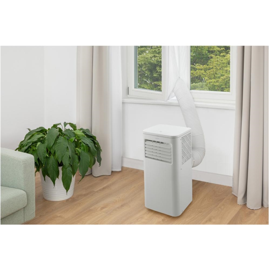 Sencor - Climatiseur portable connecté 3en1 avec accessoires complets 760W/230V 7000BTU Wi-Fi + Télécommande