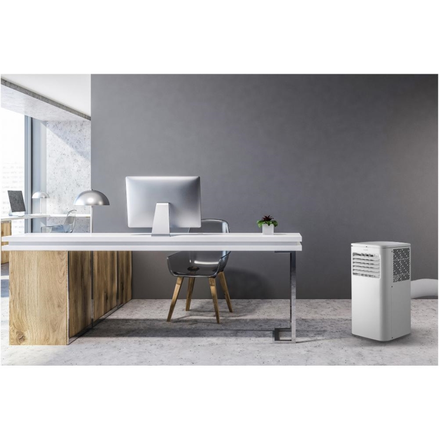 Sencor - Climatiseur portable connecté 3en1 avec accessoires complets 760W/230V 7000BTU Wi-Fi + Télécommande