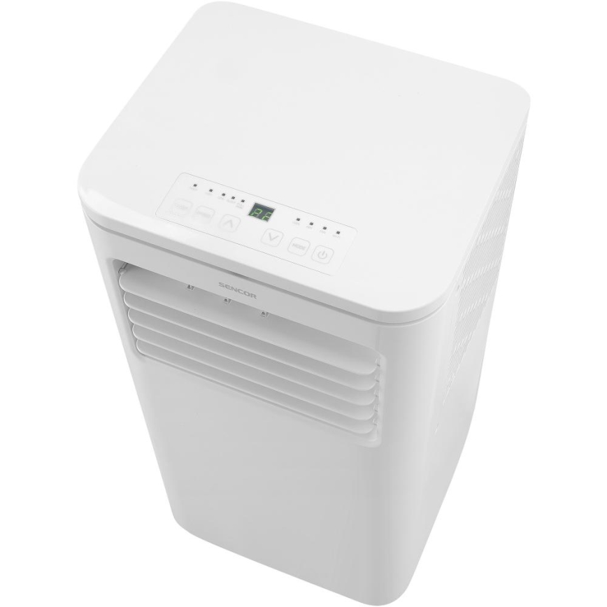 Sencor - Climatiseur portable connecté 3en1 avec accessoires complets 760W/230V 7000BTU Wi-Fi + Télécommande