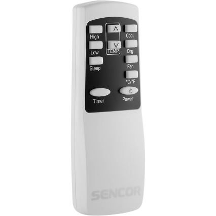 Sencor - Climatiseur portable connecté 3en1 avec accessoires complets 760W/230V 7000BTU Wi-Fi + Télécommande