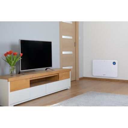 Sencor - Convecteur avec écran LCD et thermostat 750W/1500W/230V IP24