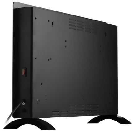 Sencor - Radiateur/convecteur électrique intelligent 2000W/230V IP24 Wi-Fi noir + télécommande