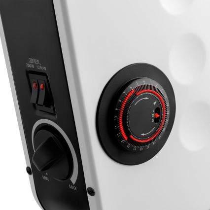 Sencor - Convecteur électrique 750/1250/2000 W avec thermostat