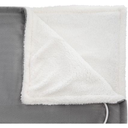 Sencor - Couverture chauffante électrique 160W/230V 180x130 cm grise