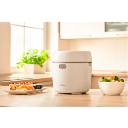 Sencor - Cuiseur à riz 350 W/230 V 0,6 l blanc
