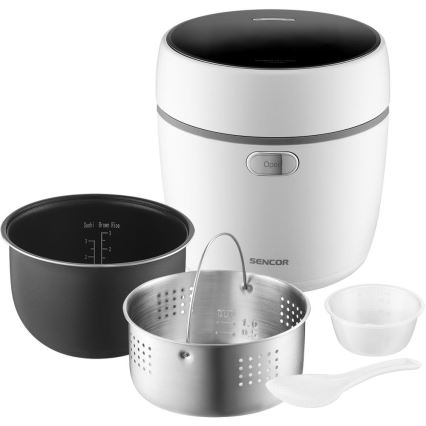 Sencor - Cuiseur à riz 350 W/230 V 0,6 l blanc